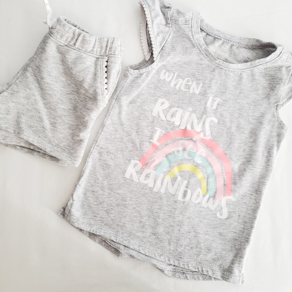 jumping beans Other - Jumping Beans || Gray Matching Short + Top
